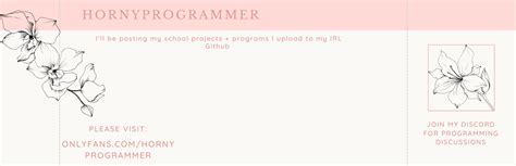 hornyprogrammer|horny programmer (@hornyprogrammer)